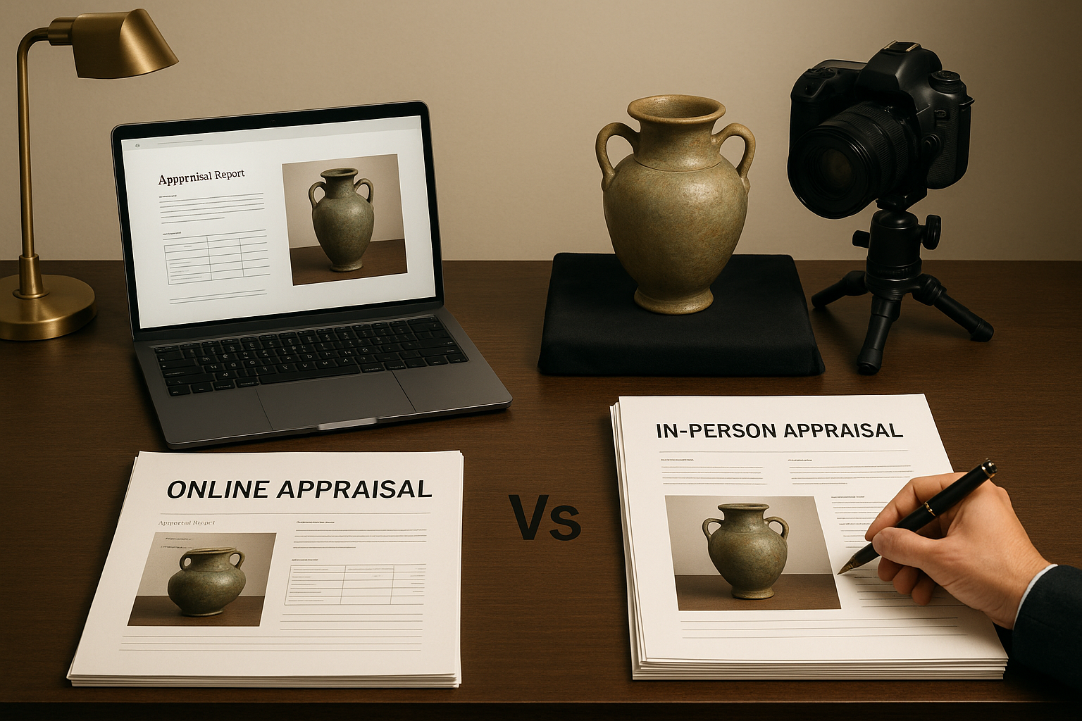 Online vs In-Person Appraisal: Pros, Limits, Best Use - FAIR online appraisal guide illustration