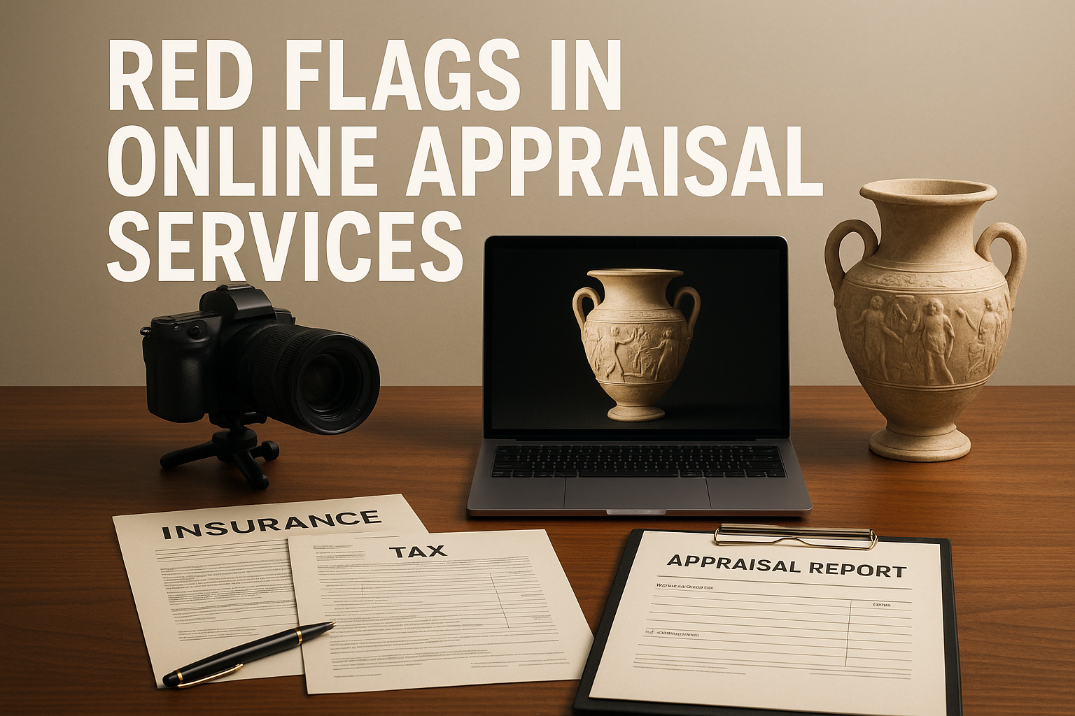 Red Flags in Online Appraisal Services - FAIR online appraisal guide illustration