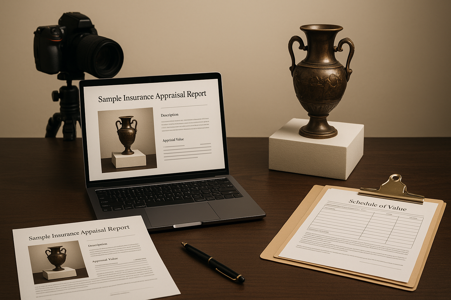 Sample Insurance Appraisal Report (Redacted) - FAIR online appraisal guide illustration