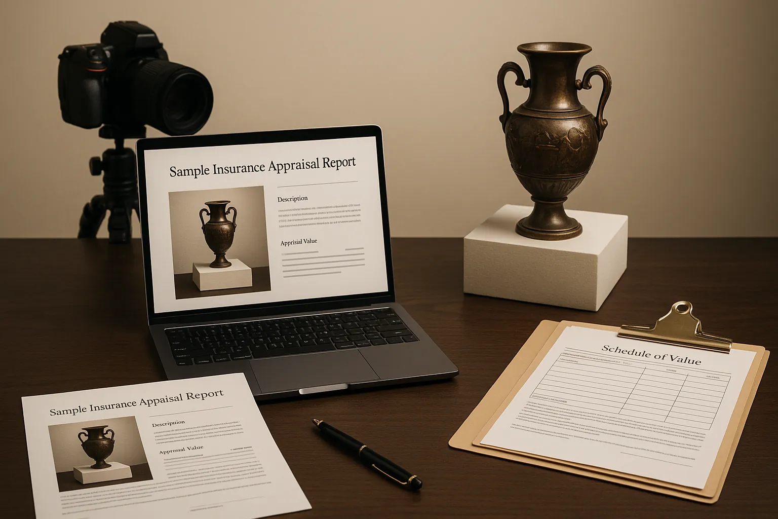 Sample Insurance Appraisal Report (Redacted) - FAIR online appraisal guide illustration