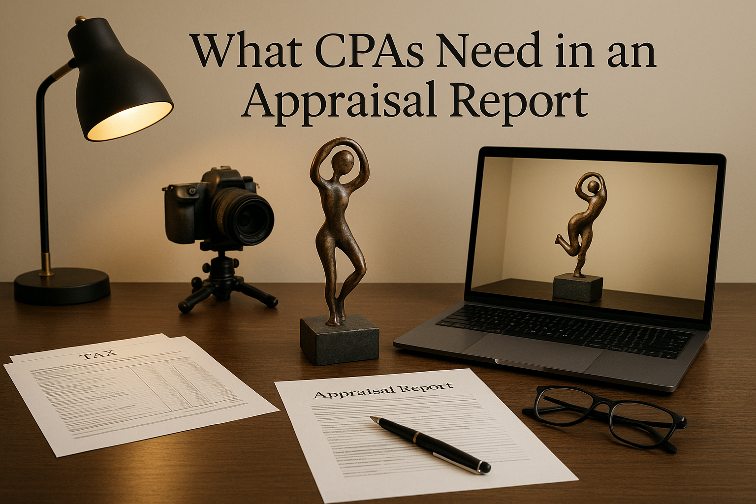 What CPAs Need in an Appraisal Report for Tax - FAIR online appraisal guide illustration